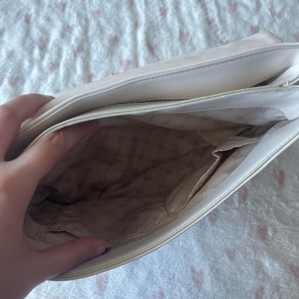 White Steve Madden Hand/Shoulder Bag - Picture 3 of 4